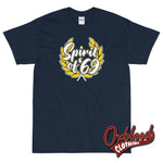 Cargar imagen en el visor de la galería, Spirit Of 69 Rude Boy Reggae T-Shirt - Mods Clothing 1960S Navy / S
