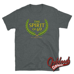Spirit Of 69 T-Shirt - Ska Rocksteady Reggae Clothing Uk Dark Heather / S