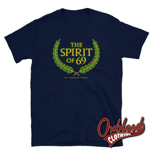 Spirit Of 69 T-Shirt - Ska Rocksteady Reggae Clothing Uk Navy / S