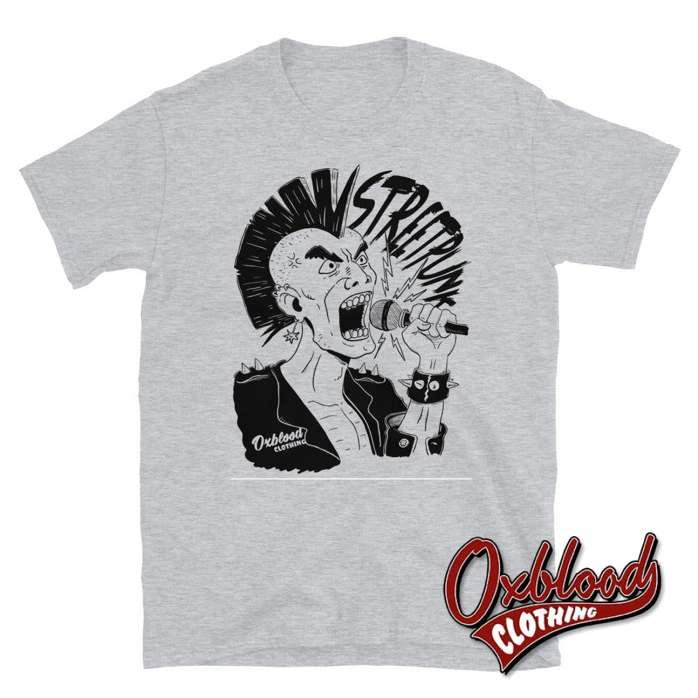 Streetpunk Shirt / Street Punk T-Shirt Sport Grey S