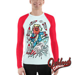Cargar imagen en el visor de la galería, Surfing Usa Trump Mens Rash Guard Wetsuit Xs

