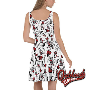 Tatsiana Mod Punk & Skins Skater Dress
