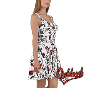 Tatsiana Mod Punk & Skins Skater Dress
