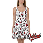 Cargar imagen en el visor de la galería, Tatsiana Mod Punk &amp; Skins Skater Dress Xs
