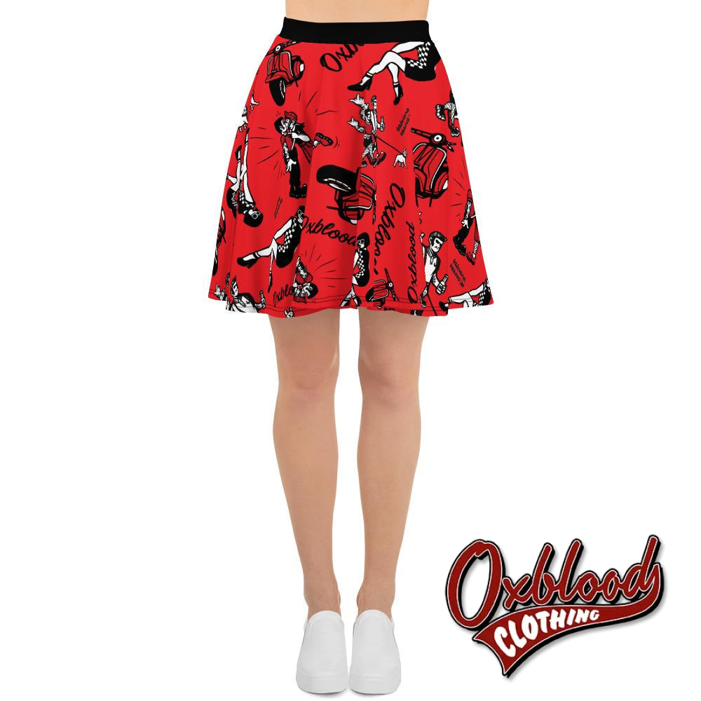 Tatsiana Skater Skirt - Scooter Girl Fashion Xs