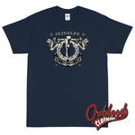 Lade das Bild in den Galerie-Viewer, Tattoo Crucified Skinhead T-Shirt - Punk Ska Oi! Reggae Navy / S
