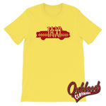 Load image into Gallery viewer, Taxi Record T-Shirt - By Downtown Unranked Yellow / S Shirts
