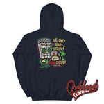 Cargar imagen en el visor de la galería, The Only Good System Is A Sound Hoodie - Dub Old School Design X Oxblood Clothing Navy / S

