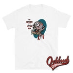Cargar imagen en el visor de la galería, The Return Of The Living Skin T-Shirt - Nitxo Horror Punk Clothing White / S
