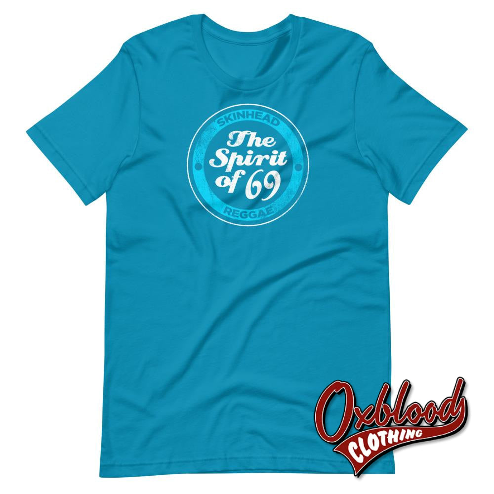 The Spirit Of 69 T-Shirt - Trojan Skinhead Apparel Aqua / S