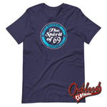 Load image into Gallery viewer, The Spirit Of 69 T-Shirt - Trojan Skinhead Apparel Heather Midnight Navy / Xs
