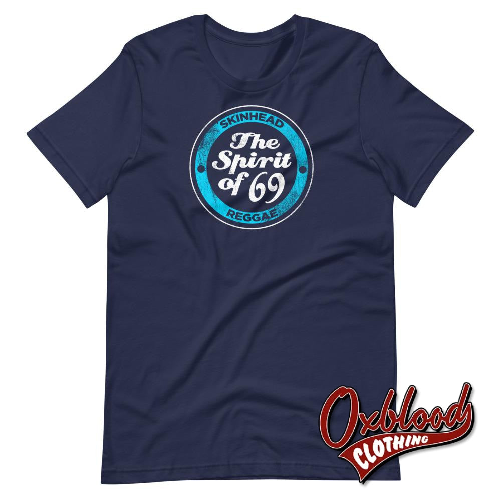 The Spirit Of 69 T-Shirt - Trojan Skinhead Apparel Navy / Xs