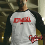 Cargar imagen en el visor de la galería, The Three Arrow Antifacista 3/4 Sleeve Raglan Shirt Baseball Jersey
