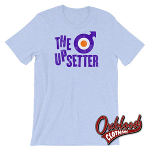 The Upsetter T-Shirt - Mod Uk Hipster Clothing Heather Blue / S Shirts
