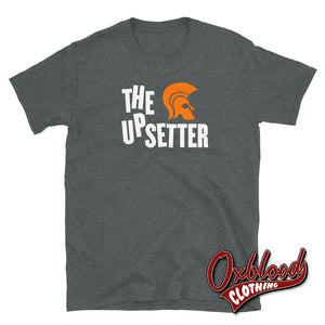 The Upsetter T-Shirt - Trojan Skinhead Clothing Ska Reggae Roots & Rocksteady Dark Heather / S