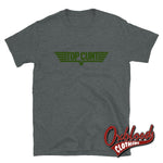 Cargar imagen en el visor de la galería, Top Cunt T-Shirt - Gun Parody Rude Clothing &amp; Offensive Shirts Dark Heather / S
