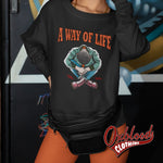 Load image into Gallery viewer, Traditional Skinhead A Way Of Life Sweatshirt - Mr Duck Plunkett
