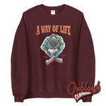 Load image into Gallery viewer, Traditional Skinhead A Way Of Life Sweatshirt - Mr Duck Plunkett
