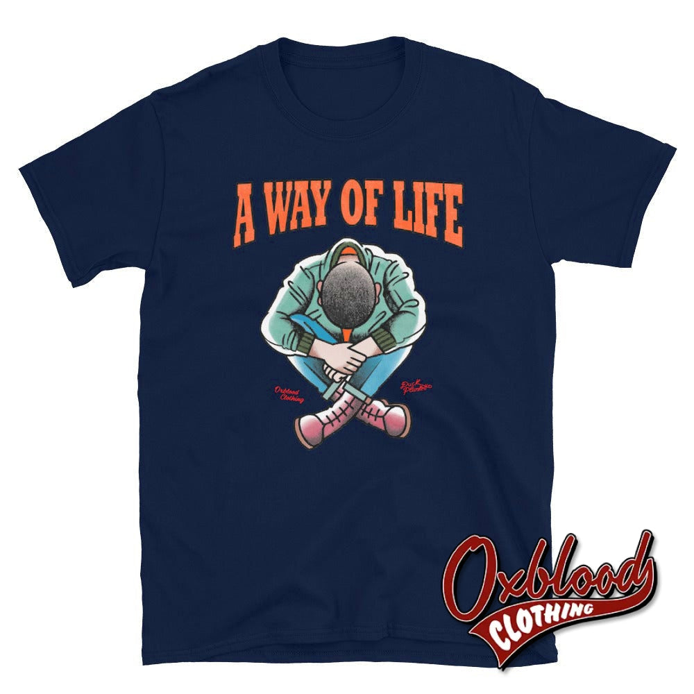 Traditional Skinhead A Way Of Life T-Shirt - Mr Duck Plunkett Shirts