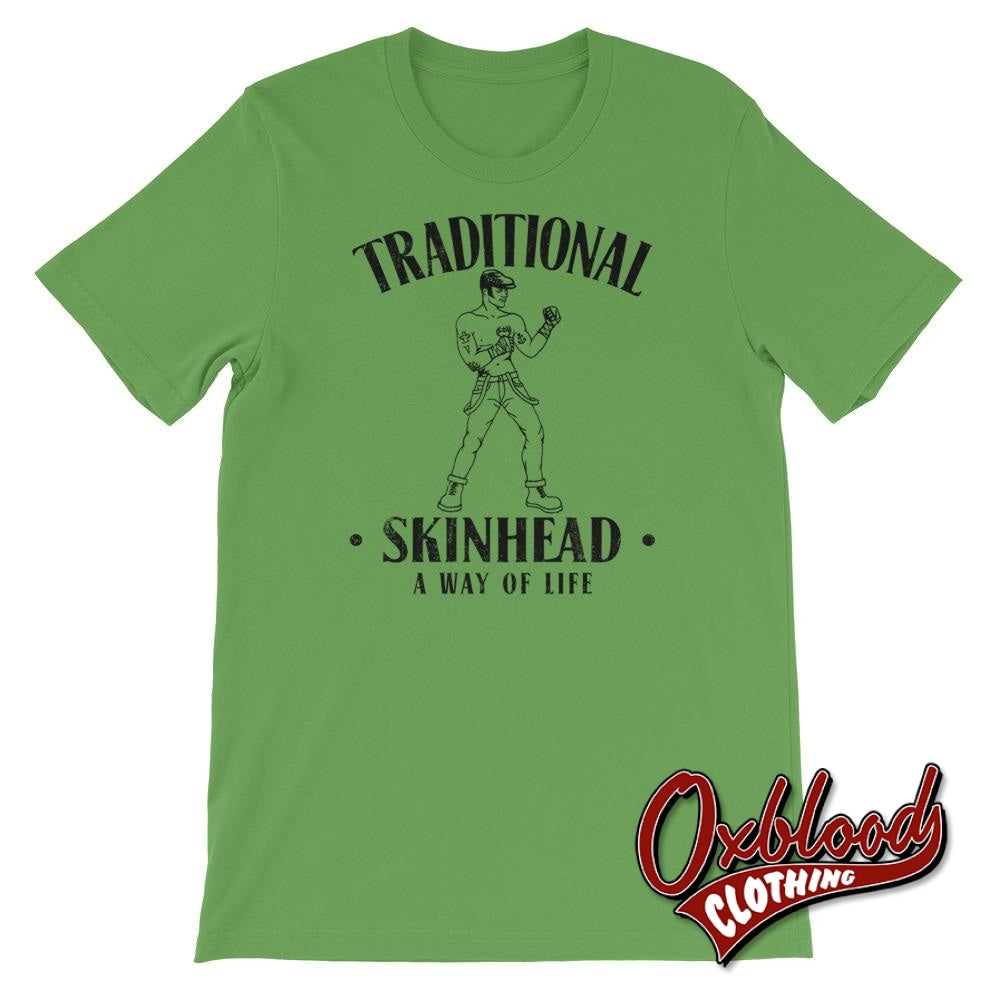 Traditional Skinhead T-Shirt Leaf / S Shirts
