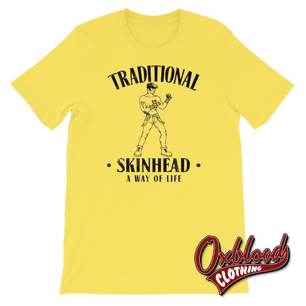 Traditional Skinhead T-Shirt Yellow / S Shirts