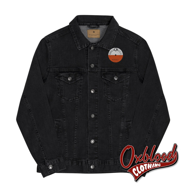 Rude black denim jacket hotsell