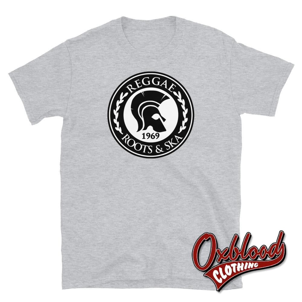 Trojan Reggae Roots & Ska T-Shirt - Boss Crest Shield Sport Grey / S Shirts