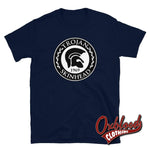 Cargar imagen en el visor de la galería, Trojan Skinhead Helmet T-Shirt - Anti-Racist Clothing Navy / S Shirts
