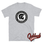 Cargar imagen en el visor de la galería, Trojan Skinhead Helmet T-Shirt - Anti-Racist Clothing Sport Grey / S Shirts
