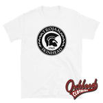 Cargar imagen en el visor de la galería, Trojan Skinhead Helmet T-Shirt - Anti-Racist Clothing White / S Shirts
