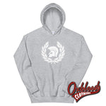 Load image into Gallery viewer, Trojan Skinhead Reggae Hoodie - 1969 Ska Laurel Wreath Sport Grey / S
