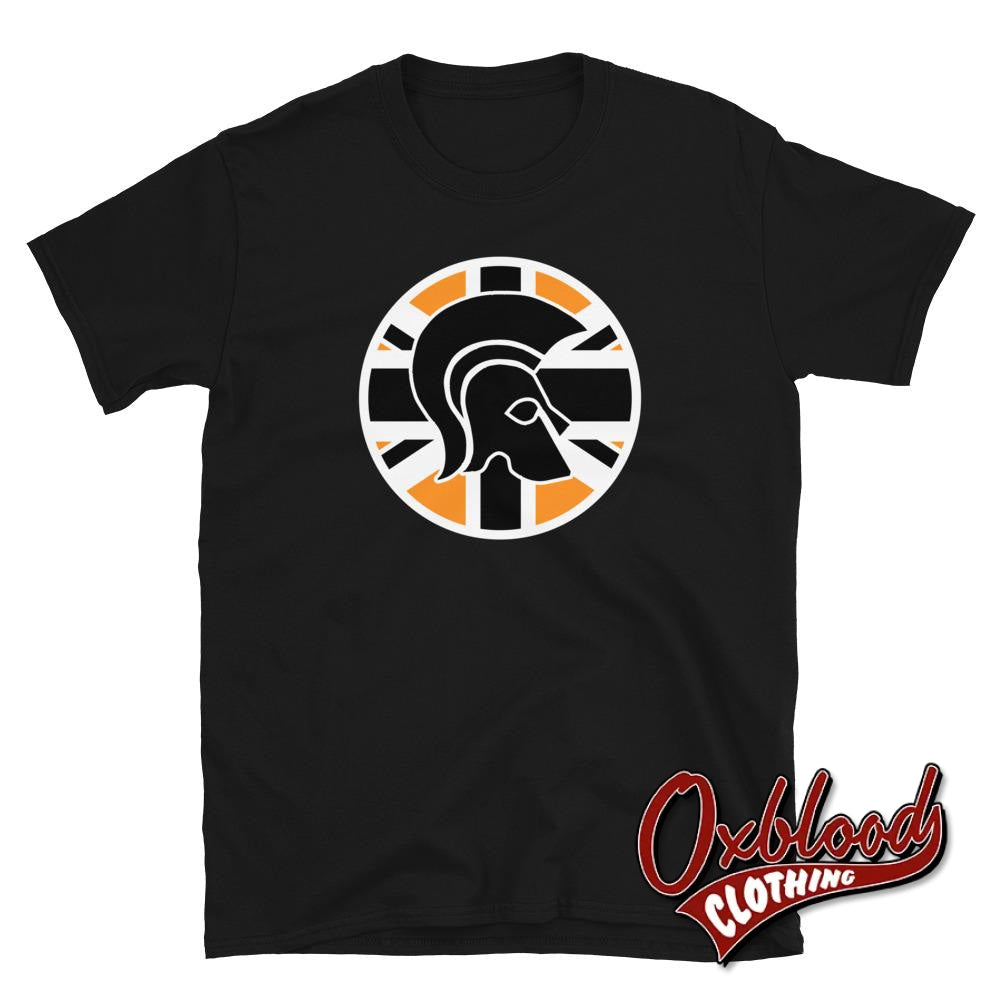 Trojan Skinhead Reggae T-Shirt - Orange & Black Union Jack / S
