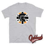 Cargar imagen en el visor de la galería, Trojan Skinhead Reggae T-Shirt - Orange &amp; Black Union Jack Sport Grey / S
