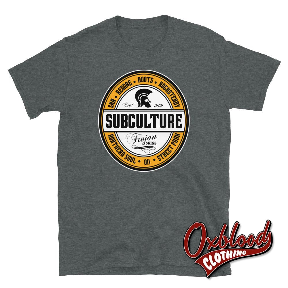 Trojan Subculture T-Shirt - 1969 Skins Ska Reggae Roots Rocksteady Northern Soul Oi! Street Punk