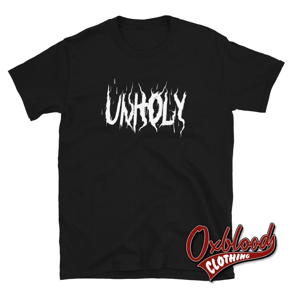 Unholy Satanic Pagan - Atheist / Anti-Church Punk Goth Black S