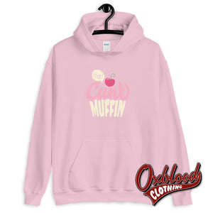 Unisex Hey Cuntmuffin Hoodie Light Pink / S