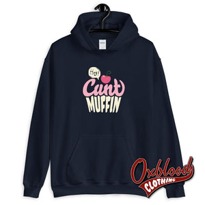 Unisex Hey Cuntmuffin Hoodie Navy / S