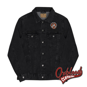 United We Stand Divided Fall Denim Jacket - Anti-Racist Black / S