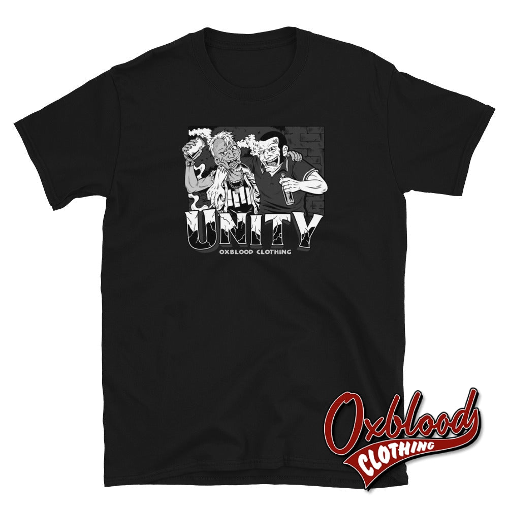 Unity T-Shirt - Oi To The World Shirt The Vigilante Black / S
