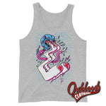 Load image into Gallery viewer, Vintage Punk Street Art Tank Top - Skater Clothing Athletic Heather / Xs

