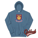 Lade das Bild in den Galerie-Viewer, West Ham Punks &amp; Skins United Hoodie - Football 1312 Westham Sweatshirt Indigo Blue / S

