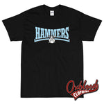 Cargar imagen en el visor de la galería, West Ham Skinhead T-Shirt Hammers Shirt - Cockney Rejects The Business Cocksparrer East London Black
