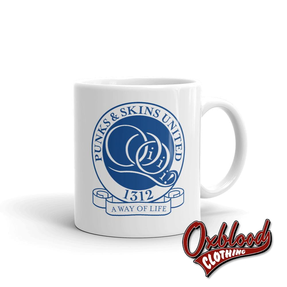 White Qpr Oi Oi! Mug - Football A Way Of Life 11Oz