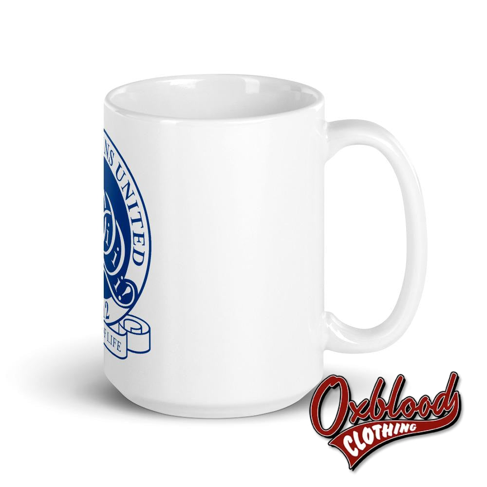 White Qpr Oi Oi! Mug - Football A Way Of Life 15Oz
