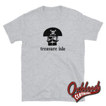 Cargar imagen en el visor de la galería, White Treasure Isle Records T-Shirt - Reggae/ska Record Label Duke Reid Trojan Sport Grey / S
