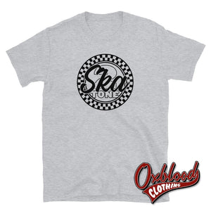 White Two Tone Ska Tshirts & 2 Clothing Sport Grey / S