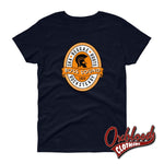 Load image into Gallery viewer, Womens Boss Sound Loose Crew Neck T-Shirt - Ska Reggae Roots And Rocksteady Navy / S
