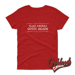 Load image into Gallery viewer, Womens Make America Goth Again T-Shirt - Gothic Metal &amp; Grunge Clothing Red / S
