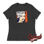 Load image into Gallery viewer, Womens Naughty Boy Mistress T-Shirt | Dominatrix Bdsm Mdlb Tee Dark Grey Heather / S
