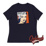 Load image into Gallery viewer, Womens Naughty Boy Mistress T-Shirt | Dominatrix Bdsm Mdlb Tee Navy / S
